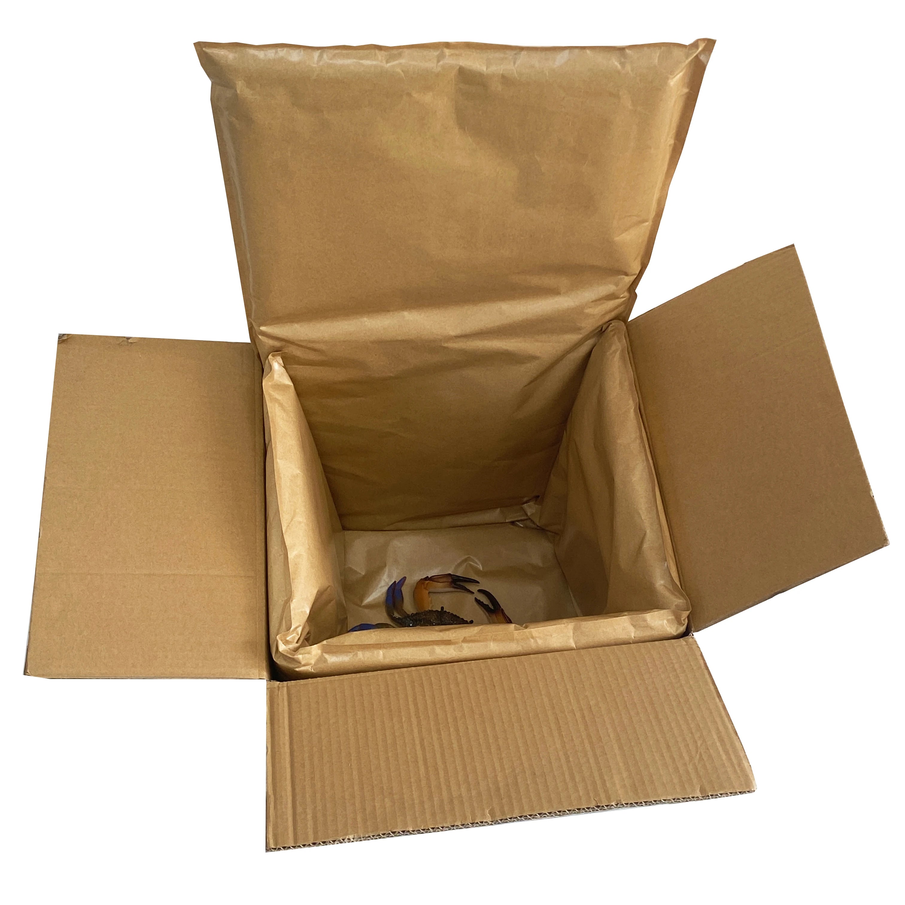 Source Manufacturer Insulated Shipping Boxes for Frozen Food Box Thermal Liner Foil Carton Liner