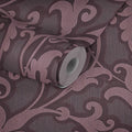 Made Germany Wallpaper Rolls Damask Modern Purple Metallic Non Woven Wash-Resistant Living Room & Kitchen 1005 X 053 m