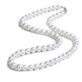 Certified Handmade 6MM Round Lobster Silver Buckle Multi-Layer Modern Fashionations Faux Giant Pearl Necklace