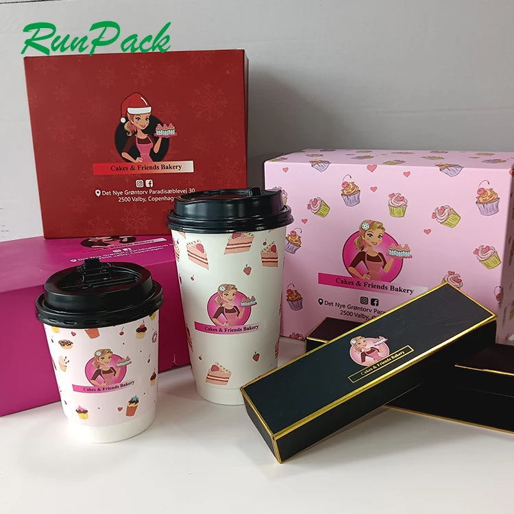 Disposable Cups with Customized Design logo Printed for Cold Drinks Budget-friendly Wholesale Excellent Quality