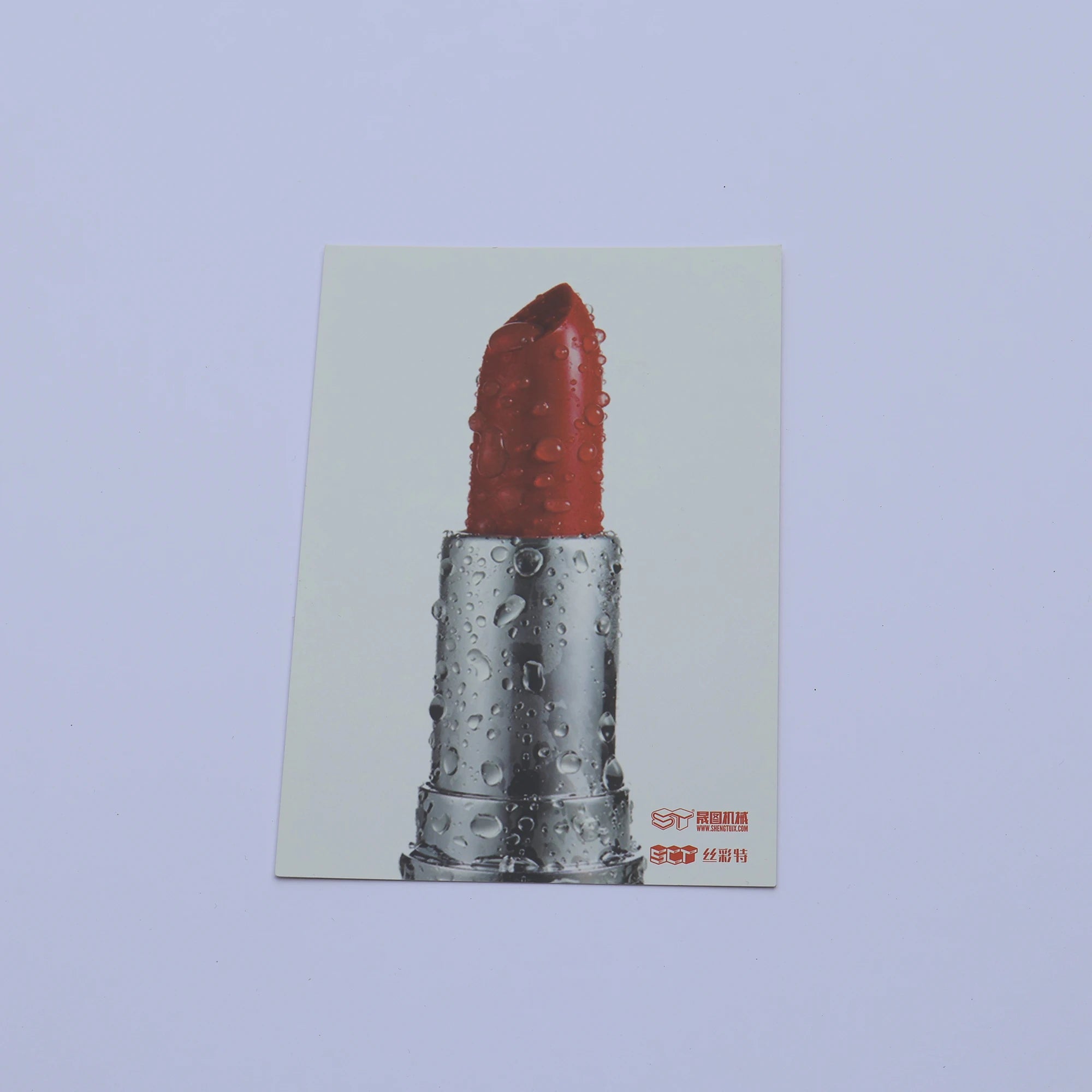 Custom Luxury Laser Printing Gift  Promotion Cards Lipstick Products Introduction Card Postcards