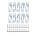 Custom Metal Keyhole Hanger Picture Frame Mirror Cabinet Hanging Fasteners Hardware Flush Wall with Mount Screws