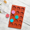 Round Mosquito Incense Cake Mold Candle Fondant Chocolate Biscuit Mold Dessert Silicone Mold Kitchen Accessories Baking Tools