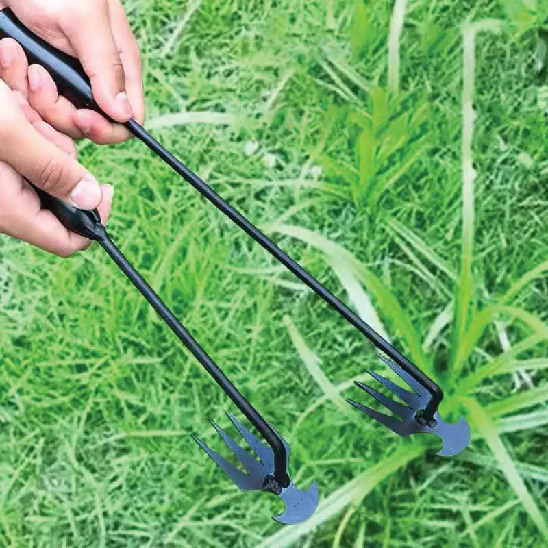 Uprooting Equipment Steel Farm Cutting Head Rake Cleaning Hand African Hoe Garden Pulling Weed Remover Tool