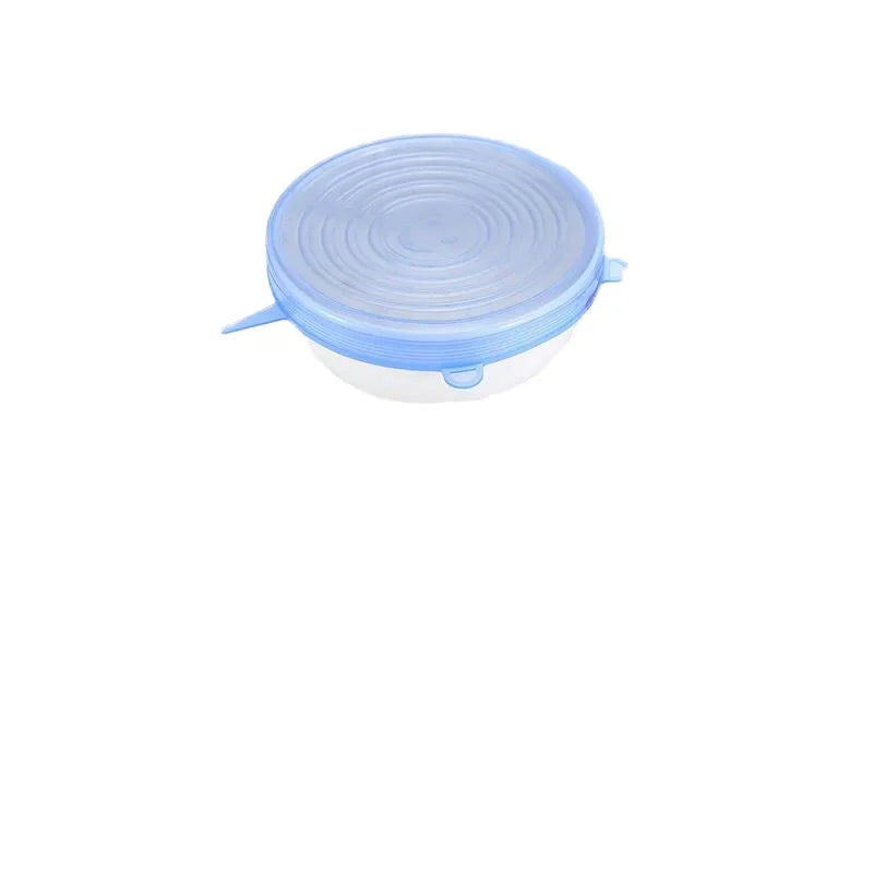 Cooware Silicone Stretch Lids for Food Containers Eco-Friendly Fresh Seal Bowls Pot and Liquid Storage Lids Food Covers