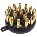 Commercial Gas Wok Burner Industrial Heavy Duty Cast Iron Black MENGOO 18 Tip Duckbill 1 Year Warranty