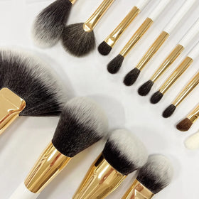 DAHUI 2024 New Style Private Label Vegan Makeup Brushes 34pcs Professional Custom Makeup Brush Set