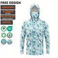 OEM Wholesale Fishing Hoodie Shirt Long Sleeve Outdoor Clothing Performance Bamboo Quick Dry Sports Sublimated Fishing Wear