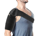 Melenlt Adjustable Shoulder Brace for Men and Women Compression Support Wrap for Shoulder Pain Relief and Injury Recovery