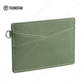 Custom Logo Leather Women Credit Card Holder Wallet Pocket Minimalist Slim RFID Cardholder Wallet