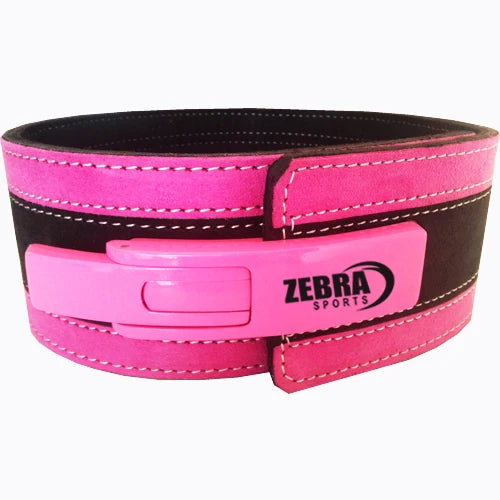 Professional Weight Lifting Cowhide Belt Unisex 10mm Quick Locking Lever Adjustable Heavy Duty Non-Slip Buckle Fitness Training