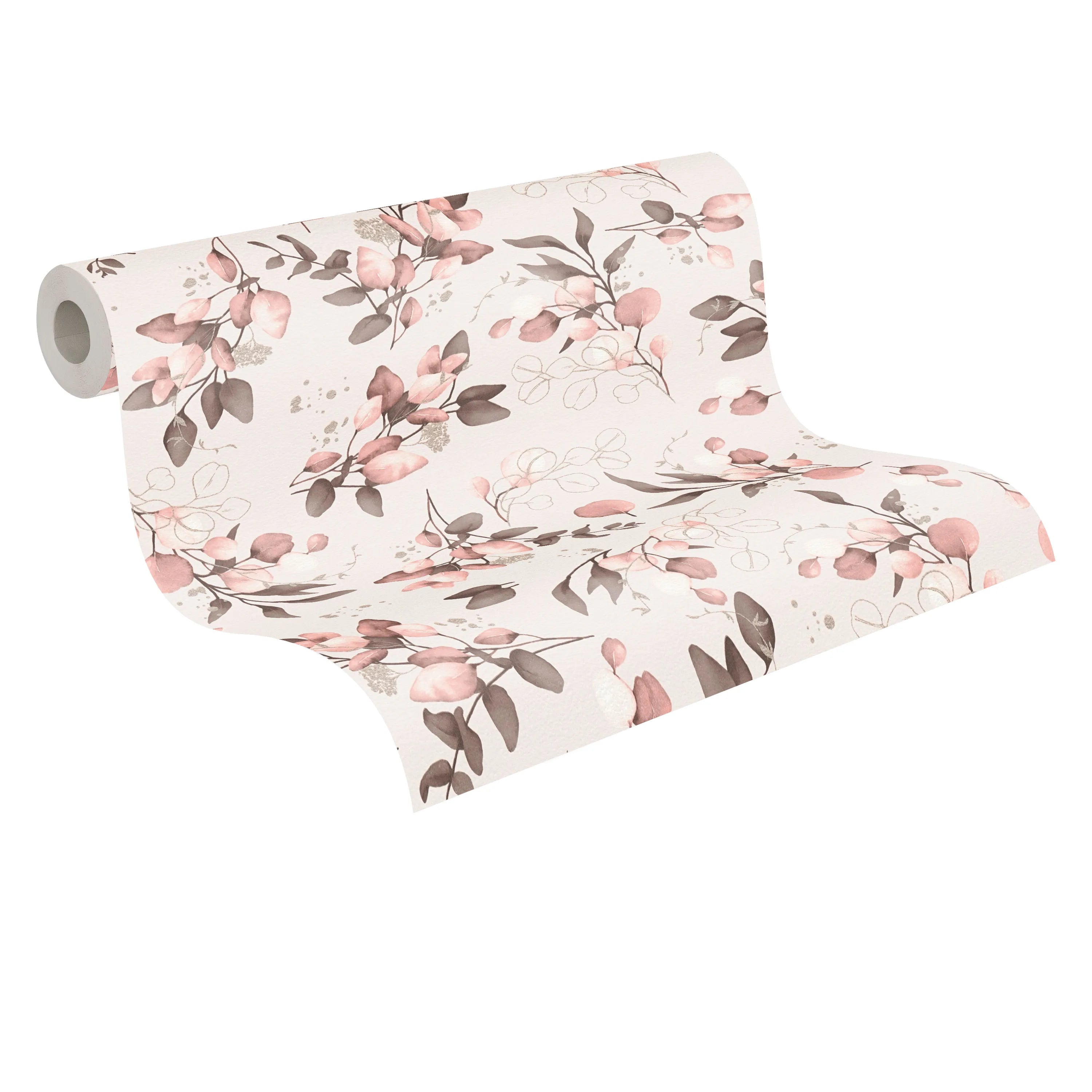 Made in Germany Modern Hotel Wallpaper Rolls Rpsa Rosa Pink Gold Brown Non Woven 053x1005m Home Decoration