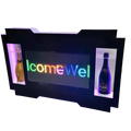 2 Bottle RGB Digital Screen Champagne Bottle Presenter for Nightclub