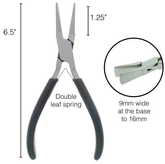 Duck-Bill Pliers to Flatten or Loop Metal Wire and Sheets Jewelry Making Supplies