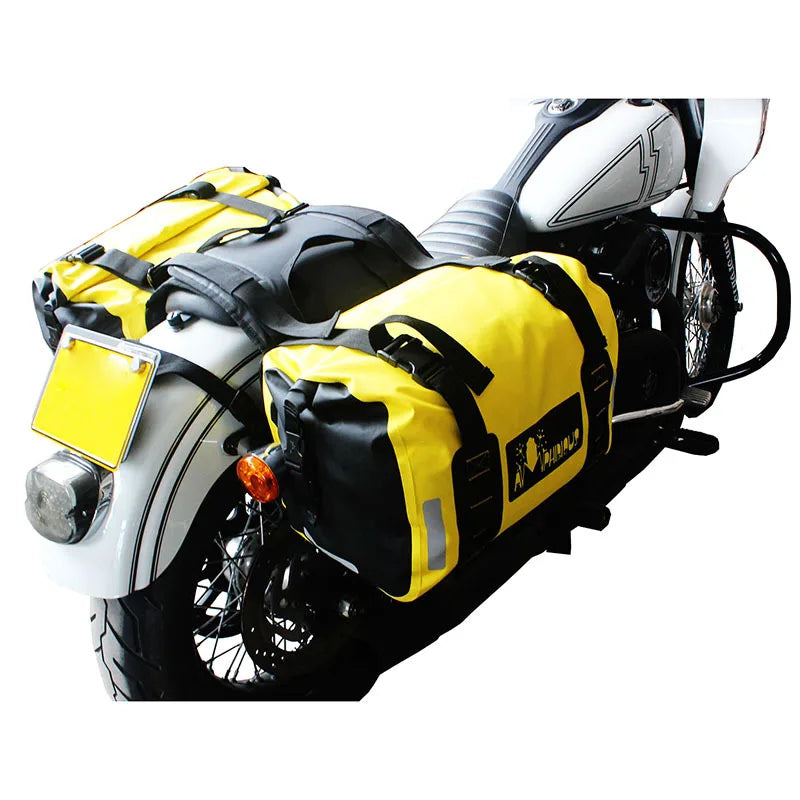 Custom Logo Large Capacity 30L Waterproof Saddle Bags Motorcycle Side Bag for Outdoor Sports Hiking Traveling