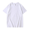 OEM Custom Logo Design 220g Heavyweight T-shirt Short-sleeved Men's and Women's Pure Cotton T-shirt