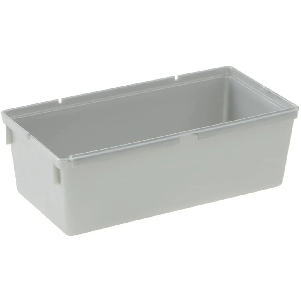 Organizer container Compatible with other containers Durable plastic (PP) 15 x 8 x 5 cm Pepe Silver