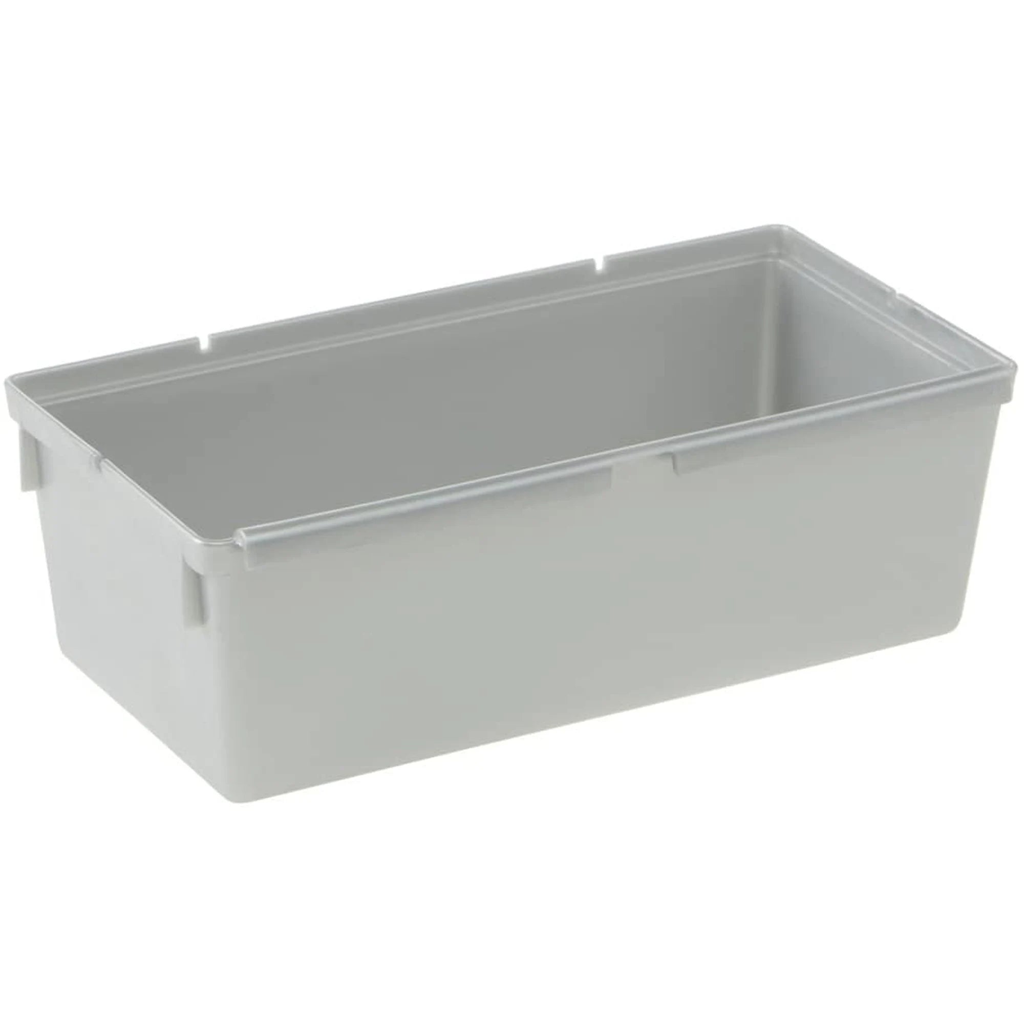 Organizer container Compatible with other containers Durable plastic (PP) 15 x 8 x 5 cm Pepe Silver