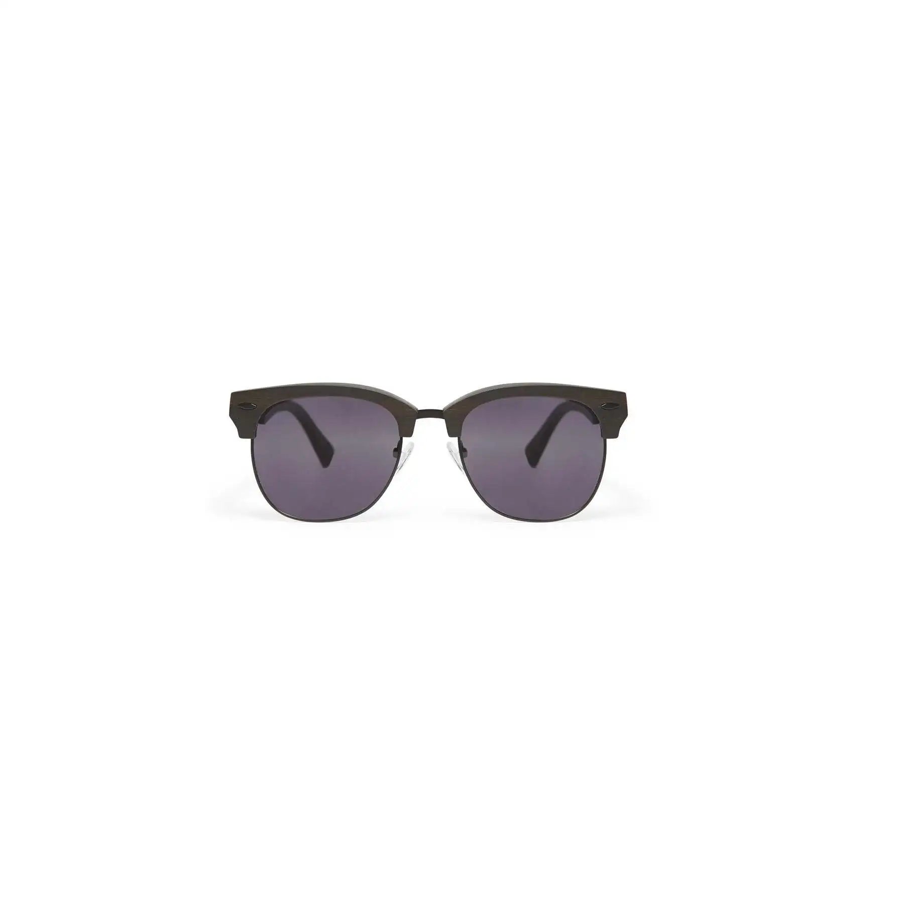 Imperio JL8013K Bamboo Wood Fashion Sunglasses UV400 Protection Lightweight Full Rim Square Navy/Light Blue/Brown Includes