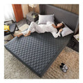 Quilted Thick Waterproof Solid Color Breathable Fitted Sheet Bed Cover Mattress Protector