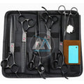 Barber Scissors Kit Straight Cut Thinning Curved Scissor Grooming Set