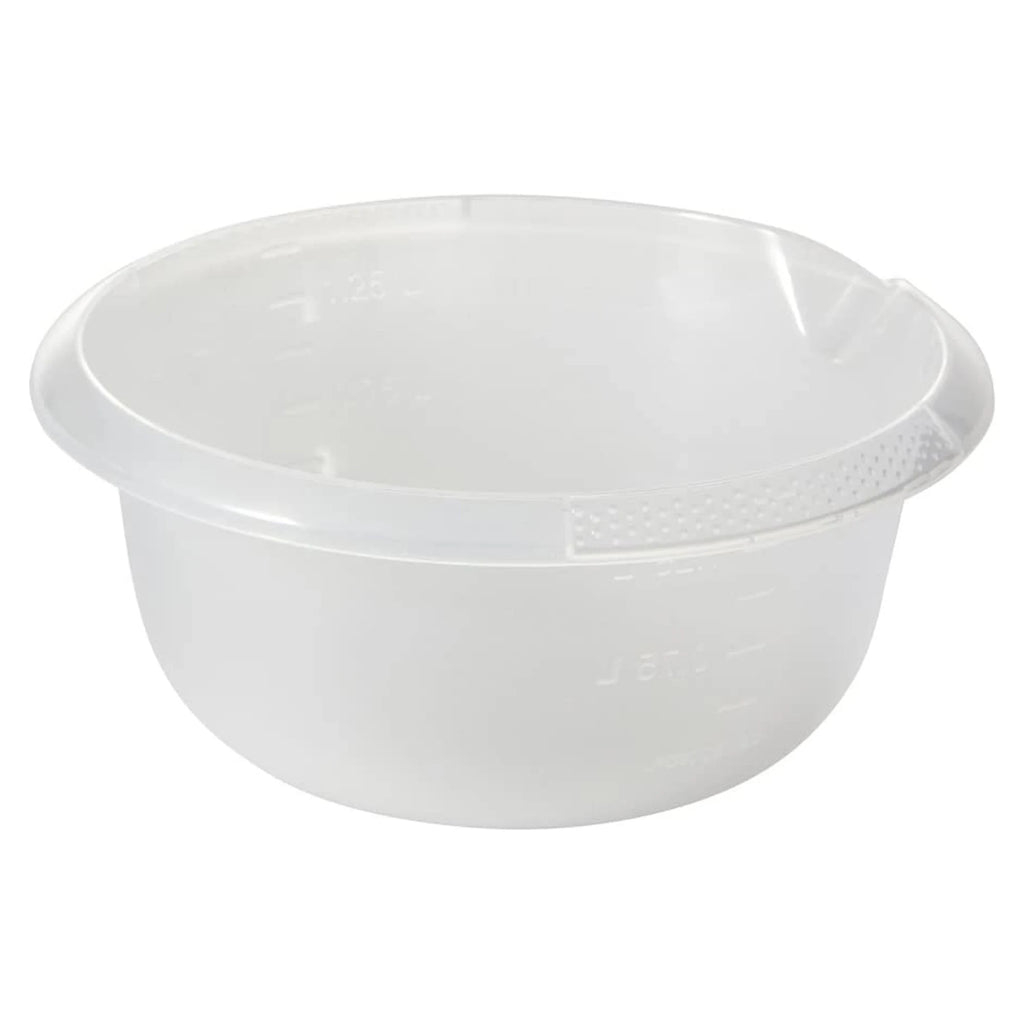 Universal Bowl with Spout Round 1.5 l 20 cm Bjrk Transparent