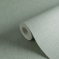 Made in Germany - Plain Wallpaper rolls Colour Green Turquoise Blue - Non Woven Vinyl - Textured Wallpaper - 1005 x 053 m