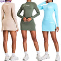 Women's Fitness Clothing Yoga Gym Sets Slim Fit Yoga Skirt Set High Elasticity Sports Suit