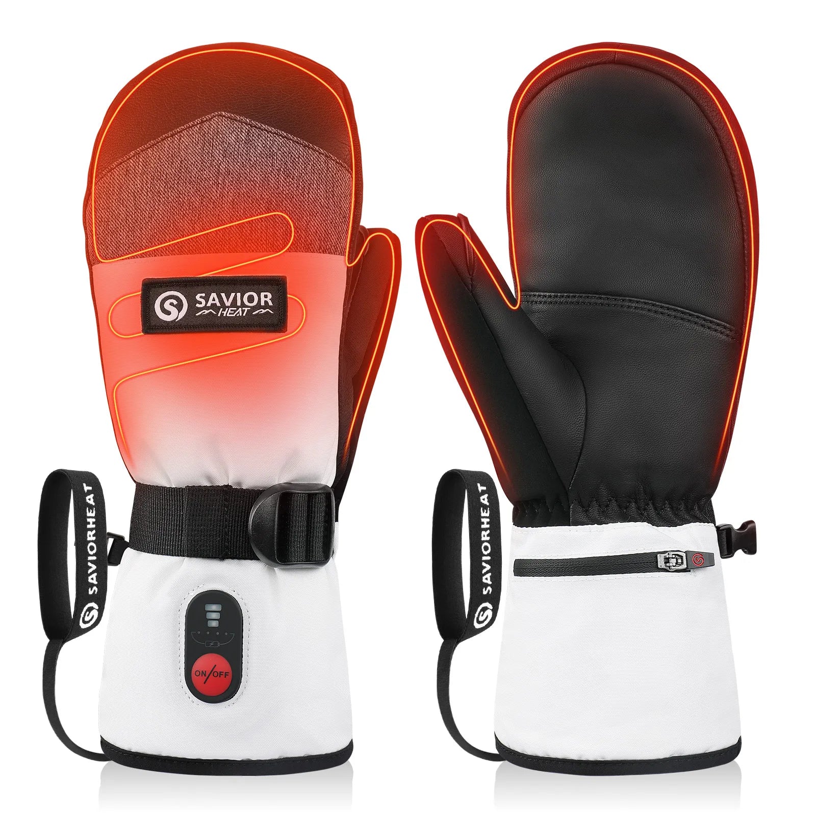Savior 7.4v 3000MAH Winter Outdoor Work Skiing Heated Gloves Rechargeable Heated Electric Gloves Electric Heating Gloves