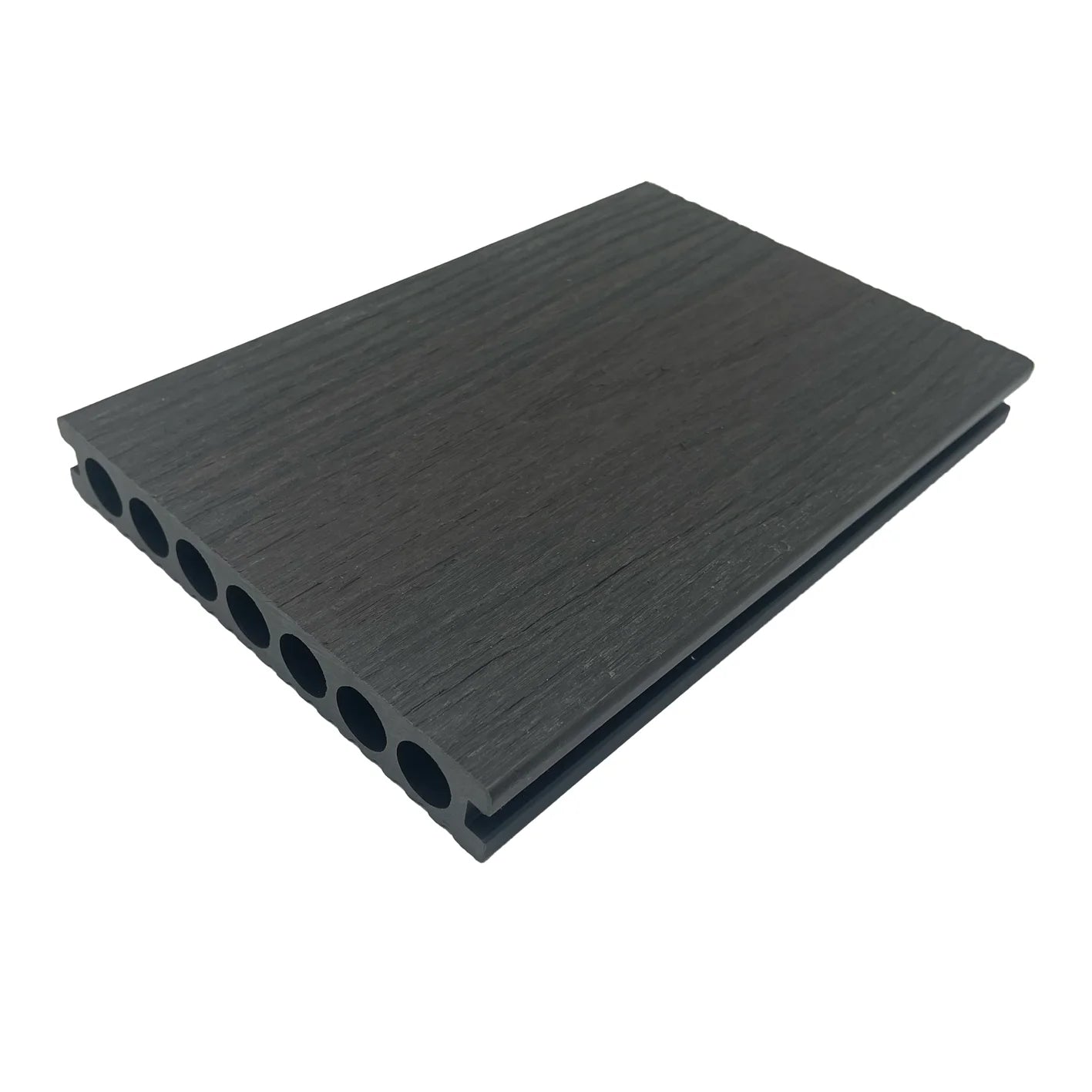 Modern Style Outdoor Decking Waterproof Fireproof Anti-Slip WPC Deck Flooring Antiseptic 5-Year Warranty Click Brushed Garden