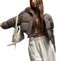 Outdoor Winter Custom logo Light Weight Women Jacket Winter Duck Down Puffer Jacket