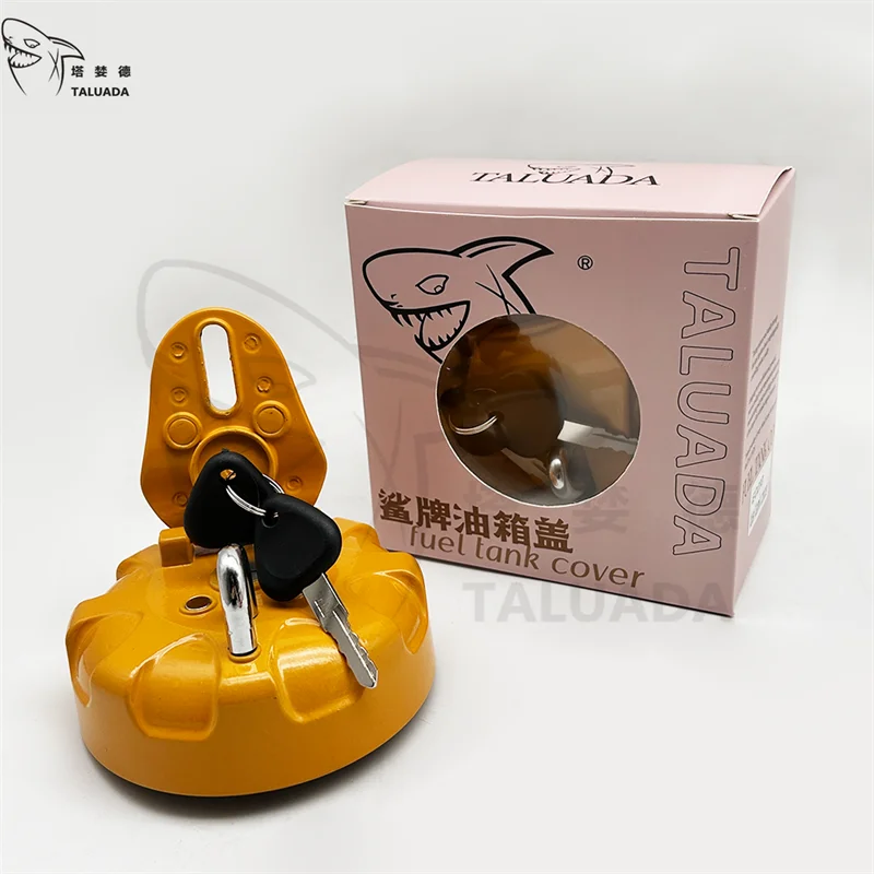 TALUADA Excavator Parts EC210 EC240 Fuel Tank Cover EC210B EC290B Anti-theft Diesel Tank Cover