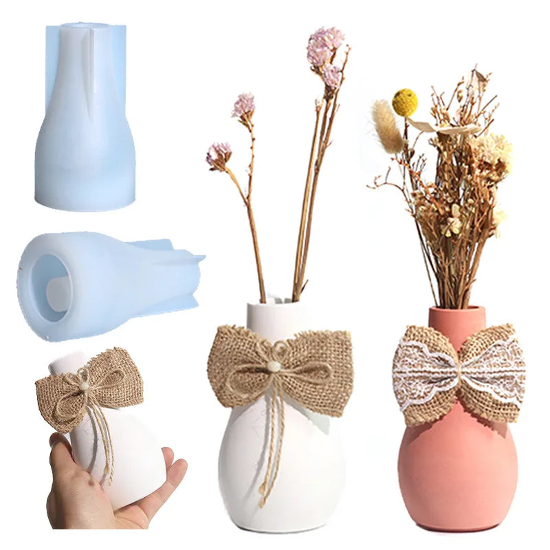 Drip Glue Mold Jade Clean Bottle Inserted Vase Silicone Mold Home Ornaments Ornaments for DIY Handmade
