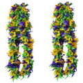 2024 Green/Yellow/Purple Brazilian Style Mardi Gras Feather Decorations 72 Inches Eco-friendly Adjustable Party Festival