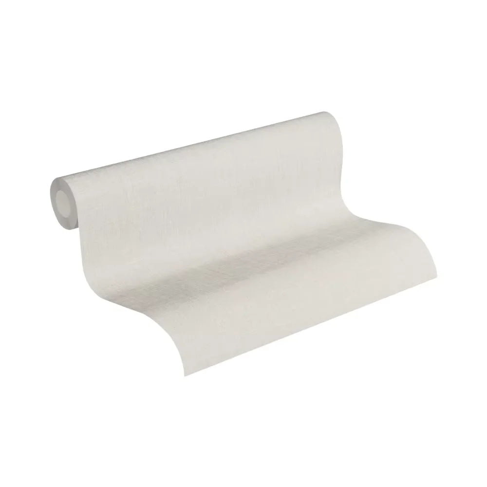 Made in Germany - Wallpaper rolls Solid Plain Light Grey - Non Woven Vinyl - Wallpaper Plain Solid for Walls - 1005 x 053 m
