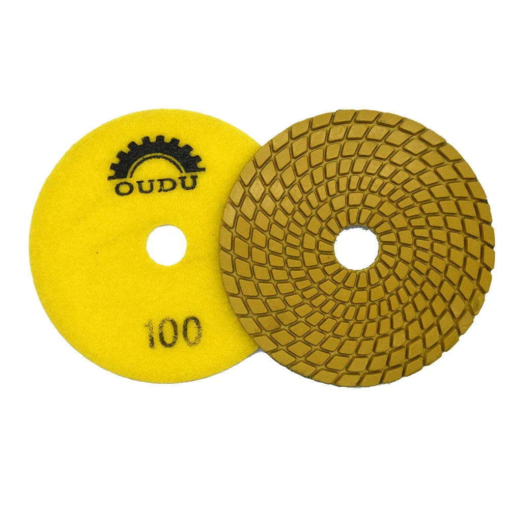 OUDU Factory Diamond Tools Marble Polish Pads and Grinding Disc for Stone Granite Tools Supplies Equipment Application