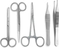 Suture Scissors Set - O.R. Grade Stainless Steel Suture Removal Kit for Medical Training