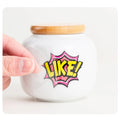 Custom Decorative Decal Printing Logo 3D Sticker Glass Bottle Window Waterproof UV Transfer Stickers