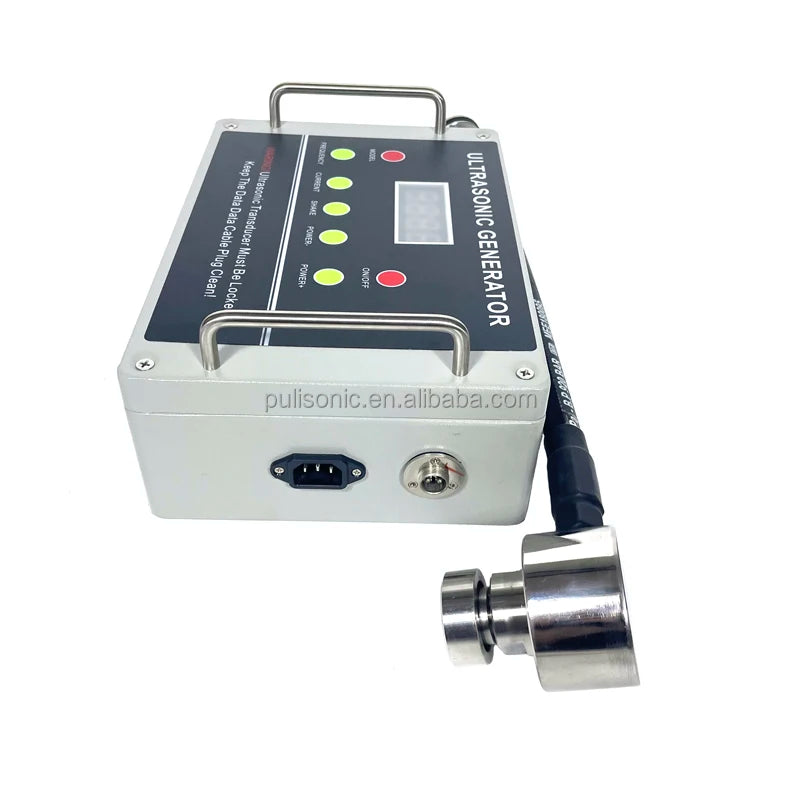 100W 33Khz Digital Ultrasonic Generator and Ultrasonic Transducer for Powder Processing Ultrasonic Sieve Device