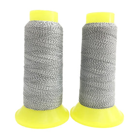 High Visibility Thread 100% Polyester Retro Reflective Yarn Glow in the Dark Embroidery Thread for Reflective Material Clothing