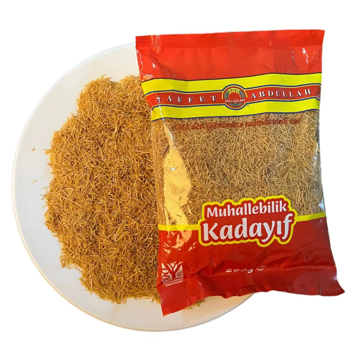 Roasted Kadayif 200 gr Kunafah Turkish Dessert Natural Ingredients Crunchy Caramelized Kataifi Perfect for Dubai Chocolate Bar