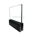 YL METAL Balcony U Channel Aluminum Balustrade Handrail U Channel Fence Frameless Glass Railing U Base System