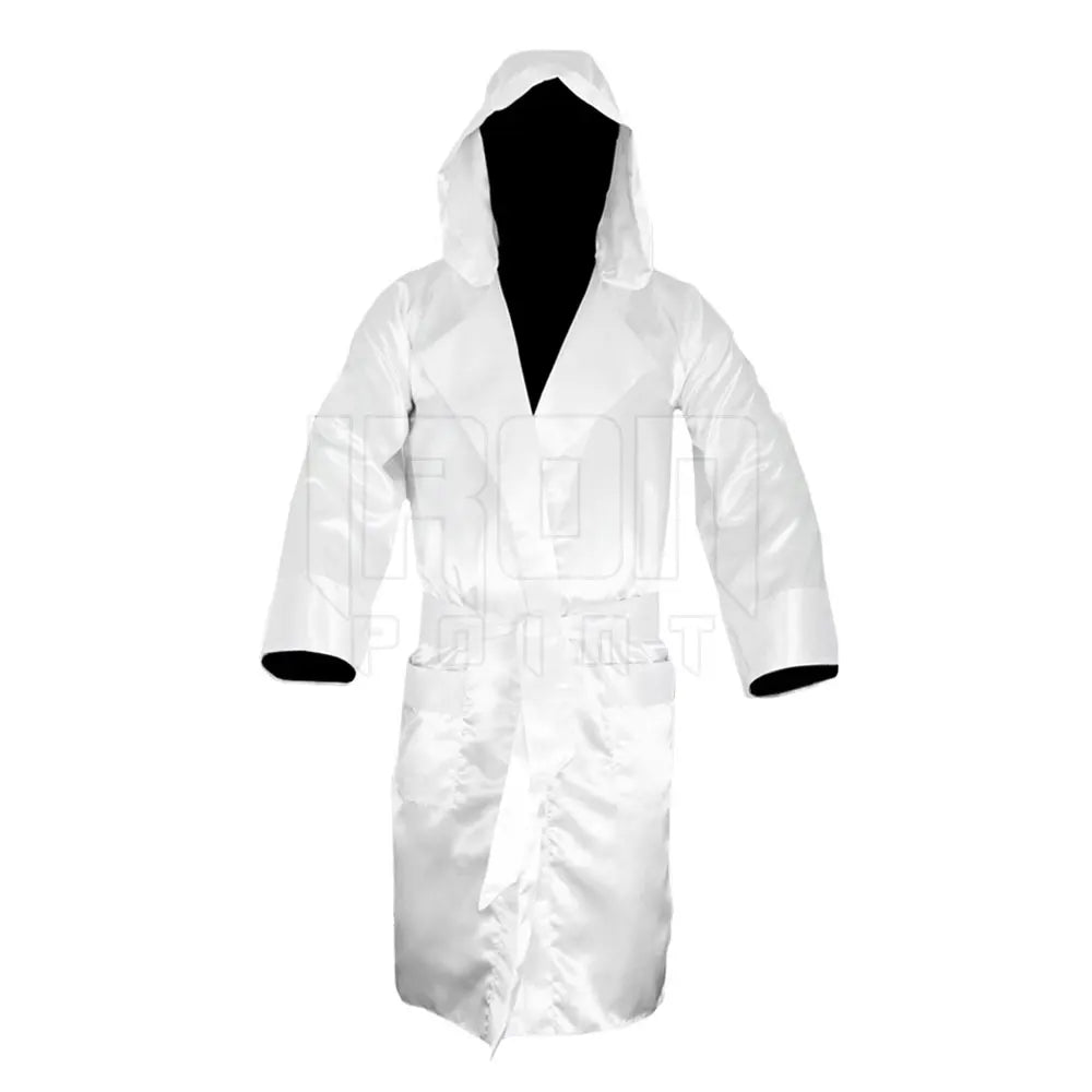 Custom Top Quality Boxing Robe Martial Arts Kickboxing Fighter Custom Silk Boxing Gown