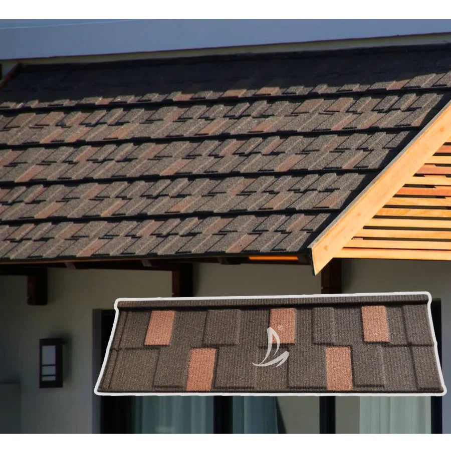 Factory Wholesale Roofing Materials Anti-Corrosion Roofing Sheets Kerala Popular Stone Coated Metal Roof Tiles