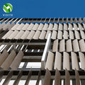 YST Factory Custom Electric Built-In Waterproof Exterior Wall Aluminum Shading Louver Sliding Window Fence Extruded Plain
