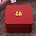 JUXINDA Fashion Chinese-style Wedding Candy Tin Boxes Chinese-style Candy Gift Boxes Wedding Empty Boxes