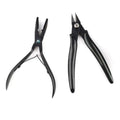 Stainless Steel Hair Extension Pliers & Professional Pre-Bonded Hair Loop Styling Tool for Commercial Use