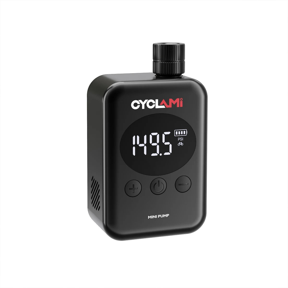 CYCLAMI 150PSI Portable Bicycle Pump with Digital PSI Pressure Gauge Mini Inflator for Motorcycle MTB & Road Bike Tires