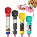 Outdoor Portable Dog Drinking Water Bottle Cute with Food Dispenser Container Leak-Proof Feeder for Travel