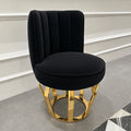 In Stock Commercial Hotel Dinner Chairs Ready to Ship Luxury Cafe Black Velvet Stainless Steel Dining Chairs for Restaurant MegaBDM